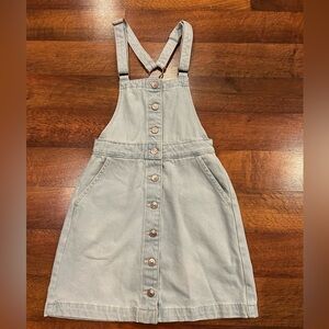 American Eagle Womens XXS Denim Overalls Tomgirl Shortalls Blue Denim